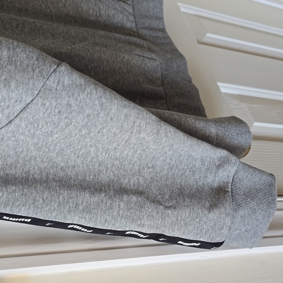 PUMA BRAND SIGNATURE MENS BIG AND TALL GRAY ZIPPERED HOODIE JACKET SIZE XXL - Picture 12 of 13